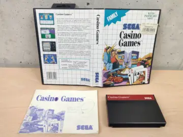 Reperto originale Casino Games - SEGA Master System PAL Completo - Condizioni USATO TESTATO 100% CIB