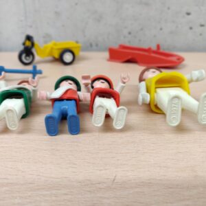 Miniatura 4 per Lotto Personaggi Playmobil Geobra 1974 / 1981 Vintage
