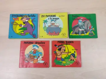 Reperto originale Lotto Fumetti Mini Libro Mondadori Walt Disney - Condizioni USATO CIB
