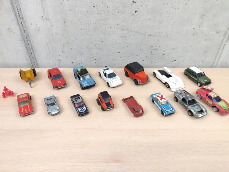Lotto Vecchie Macchinine Polistil, Matchbox, Hotwheels, Etc... - Vista 1