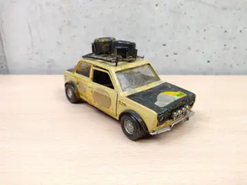 Reperto originale Politoys Fiat 128 S7 Rally East African Safari 1/25 - Condizioni USATO CIB