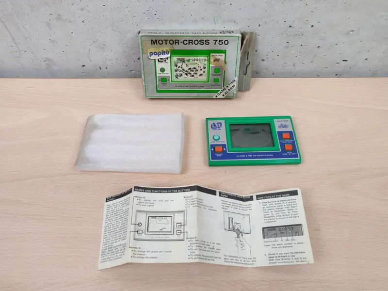 Motor-Cross - Game & Watch LSI - Japan Funzionante con Scatola - Vista 1
