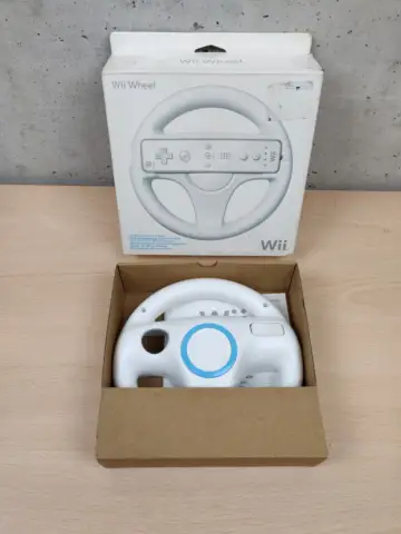 Reperto originale Volante Wii Accessorio Originale con Scatola - Condizioni USATO TESTATO 100% CIB