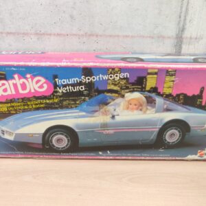 Miniatura 10 per Silver Vette Car Corvette - Barbie Mattel Vintage 1983 con Boxe