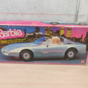 Miniatura 2 per Silver Vette Car Corvette - Barbie Mattel Vintage 1983 con Boxe