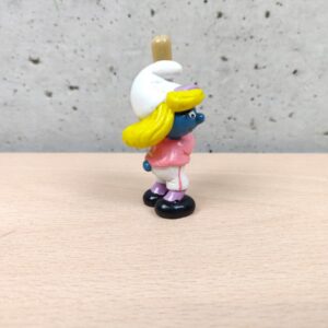 Miniatura 3 per Puffetta Basball Puffi Smurf Schleich Peyo Vintage 20186 Honk Hong