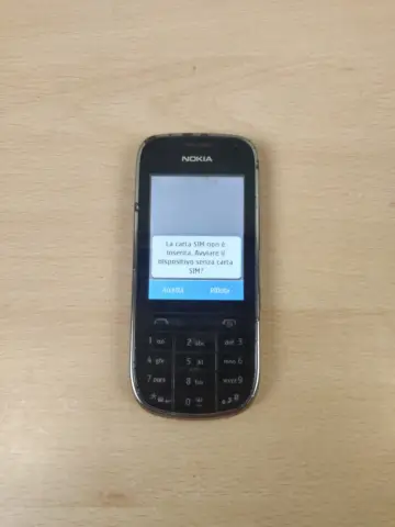 Reperto originale Nokia Asha 203 2 Megapixel 2.4" Edge Radio Funzionante - Condizioni USATO CIB