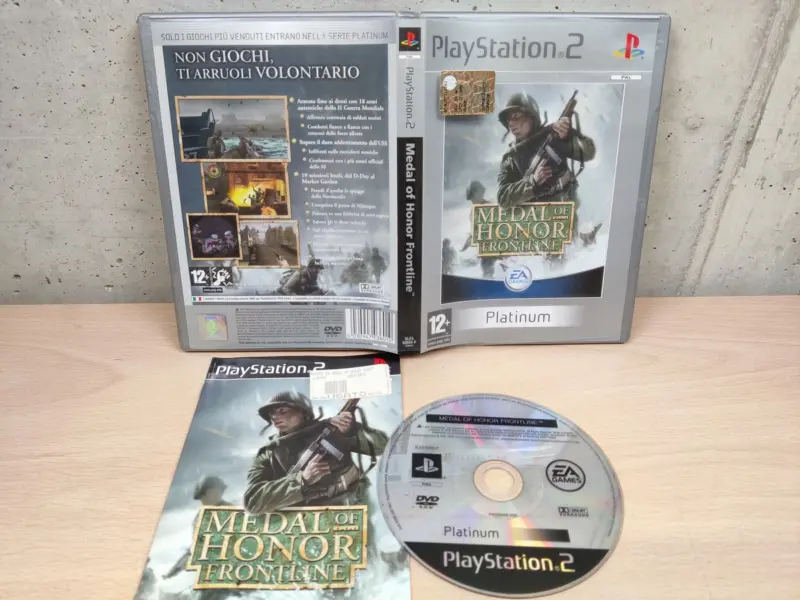 Medal of Honor Frontline Platinum - PlayStation 2 PS2 - PAL ITA Completo - Vista 1