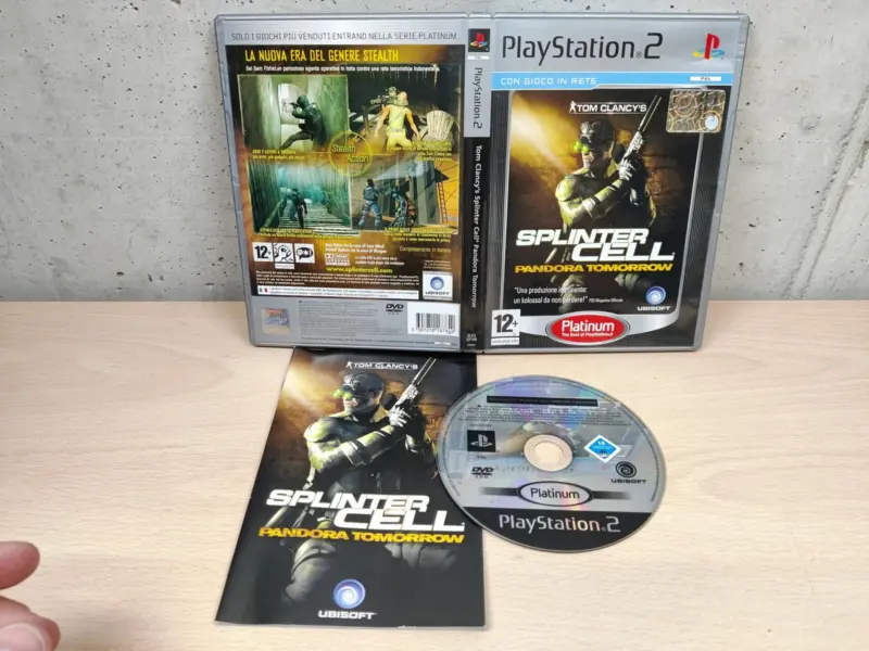Splinter Cell Pandora Tomorrow Platinum - PlayStation 2 PS2 - PAL ITA Completo Disco Specchio - Vista 1