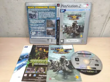 Reperto originale SOCOM U.S. Navy SEALs Platinum - PlayStation 2 PS2 - PAL ITA Completo Disco Specchio - Condizioni USATO TESTATO 100% CIB