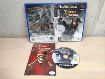 Reperto originale Pirati dei Caraibi ai Confini del Mondo - PlayStation 2 PS2 - PAL ITA Completo Disco Specchio - Condizioni USATO TESTATO 100% CIB