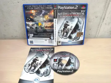 Reperto originale Medal of Honor European Assault - PlayStation 2 PS2 - PAL ITA Completo Disco Specchio - Condizioni USATO TESTATO 100% CIB