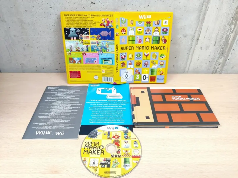 Super Mario Maker - PAL ITA - Importante: "Per Nintendo Wii U" - Usato Disco Specchio - Vista 1