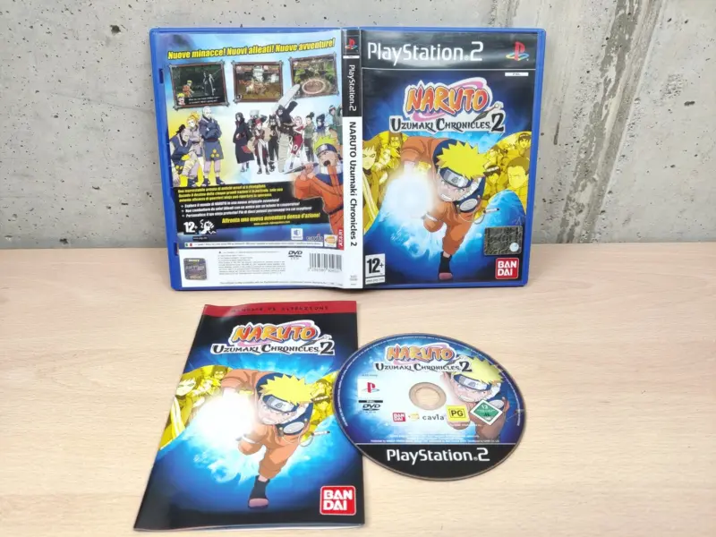Naruto Uzumaki Chronicles 2 - PlayStation 2 PS2 - PAL ITA Completo Disco Specchio - Vista 1
