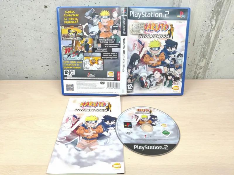 Naruto Ultimate Ninja - PlayStation 2 PS2 - PAL ITA Completo Disco Specchio - Vista 1