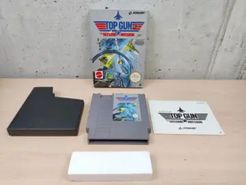 Reperto originale Top Gun The Second Mission - Nintendo NES PAL A Mattel - Completo - Condizioni USATO TESTATO 100% CIB