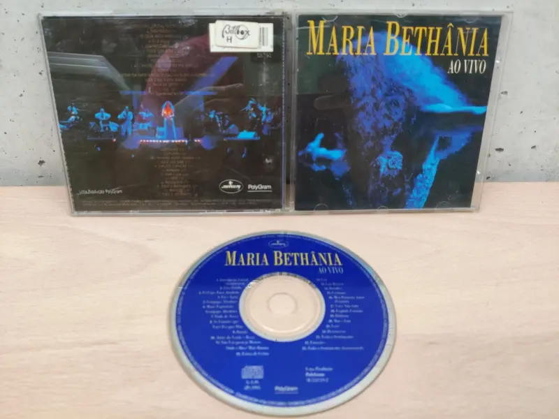 Maria Bethânia Ao Vivo - CD - Vista 1