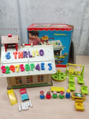 Reperto originale Fisher Price Play Family School - Usato con Scatola Box - Condizioni USATO CIB