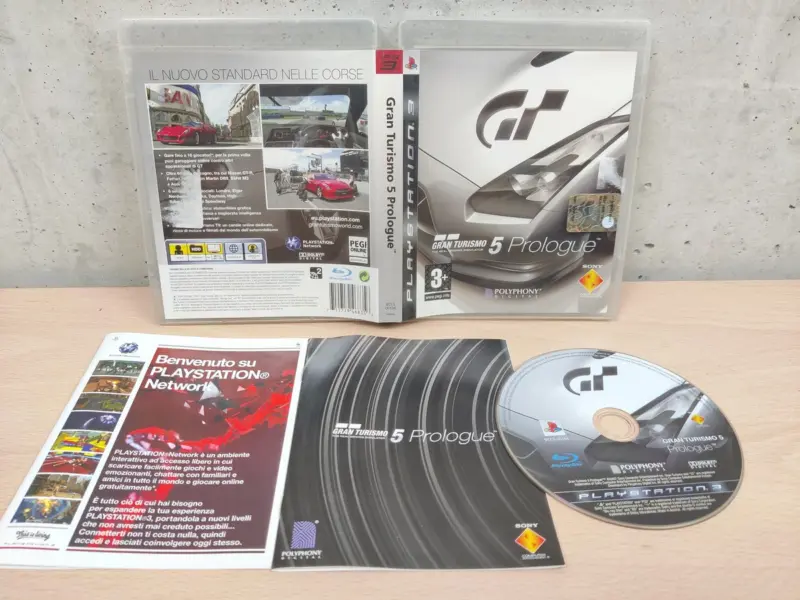 Gran Turismo 5 Prologue - PlayStation 3 PS3 - PAL ITA Completo Disco Specchio - Vista 1