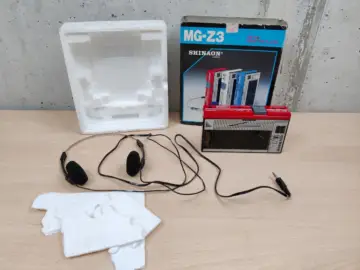 Reperto originale Walkman Lettore Cassette Vintage con Scatola - Shinaon MG-Z3 Japan - Condizioni USATO CIB