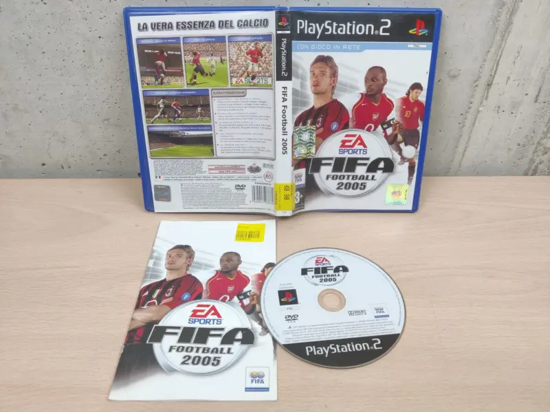 FIFA 2005 - PlayStation 2 PS2 - PAL ITA Completo Disco Specchio - Vista 1