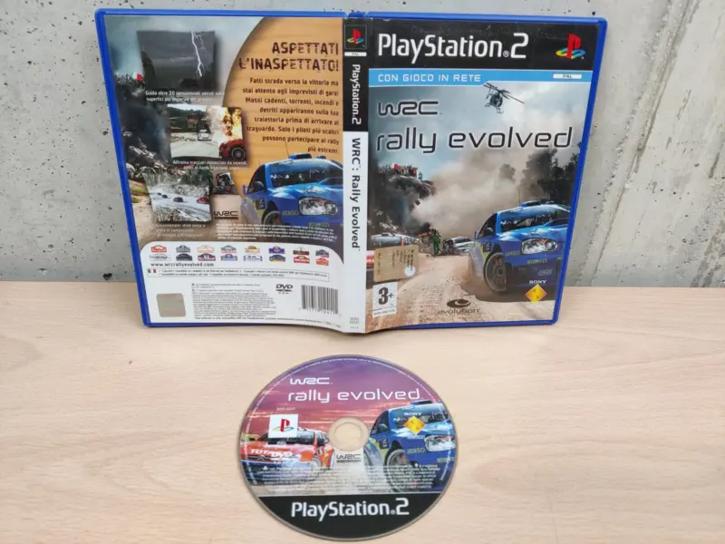 WRC Rally Evolved - PlayStation 2 PS2 - PAL ITA Disco Specchio - Vista 1