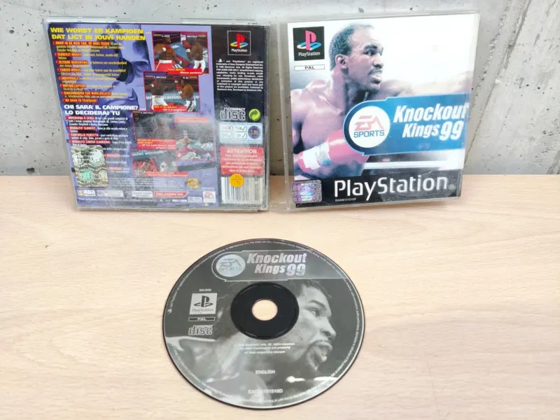 Knockout Kings 99 - PlayStation 1 PS1 - PAL ITA Disco Specchio - Vista 1