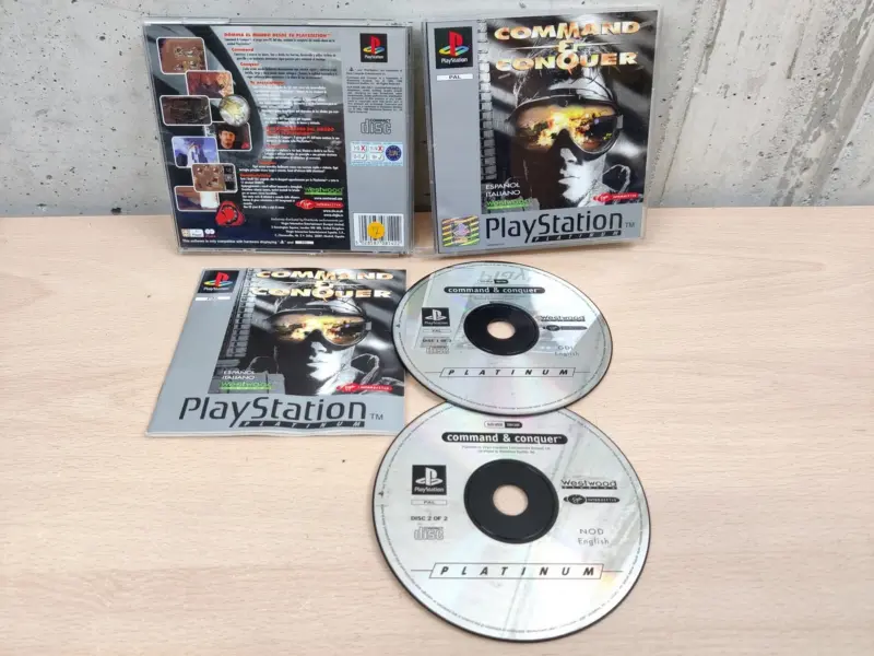 Command & Conquer Platinum - PlayStation 1 PS1 - PAL ITA Completo Disco Specchio - Vista 1
