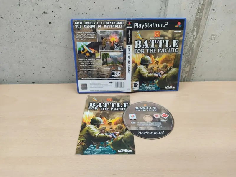 Battle for the Pacific - PlayStation 2 PS2 - PAL ITA Completo Disco Specchio - Vista 1