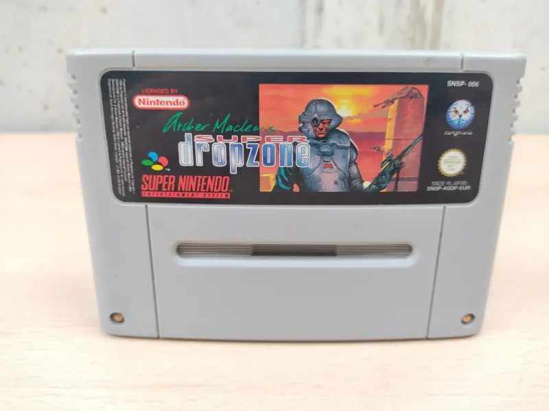 Super Dropzone - Super Nintendo SNES PAL EUR - Vista 1