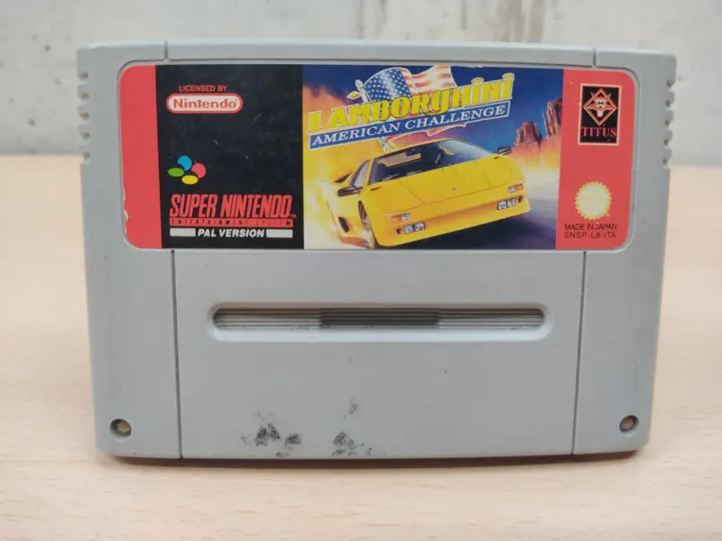 Lamborghini American Challenge - Super Nintendo SNES PAL EUR - Vista 1