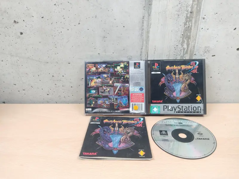 Battle Area Toshinden Platinum - PlayStation 1 PS1 - PAL ITA Completo - Vista 1