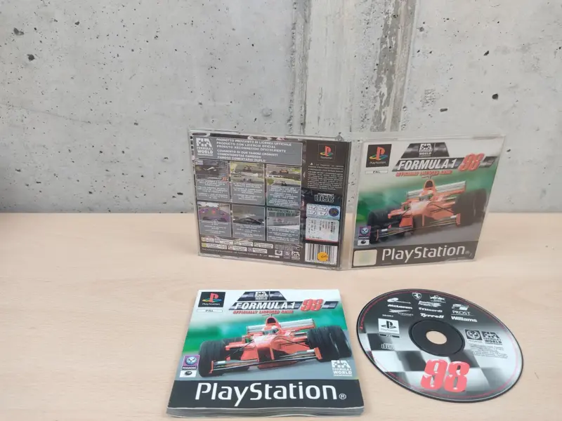 Formula 1 98 - PlayStation 1 PS1 - PAL ITA Completo - Vista 1