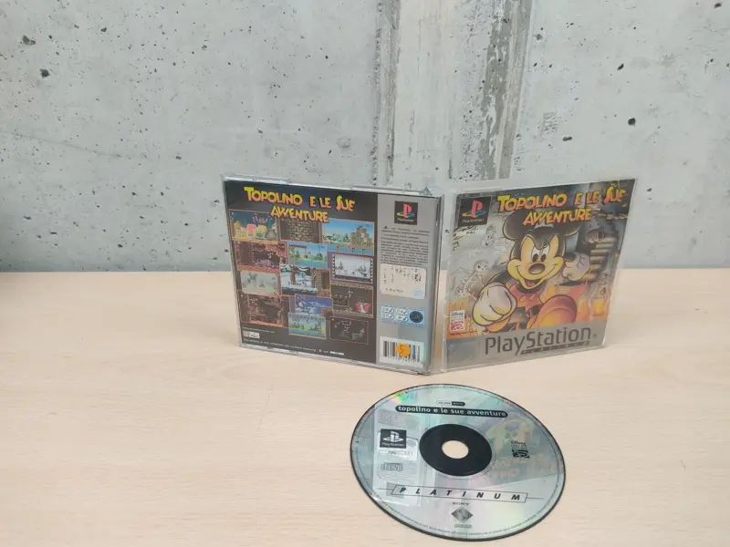 Topolino e le Sue Avventure Platinum - PlayStation 1 PS1 - PAL ITA - Vista 1