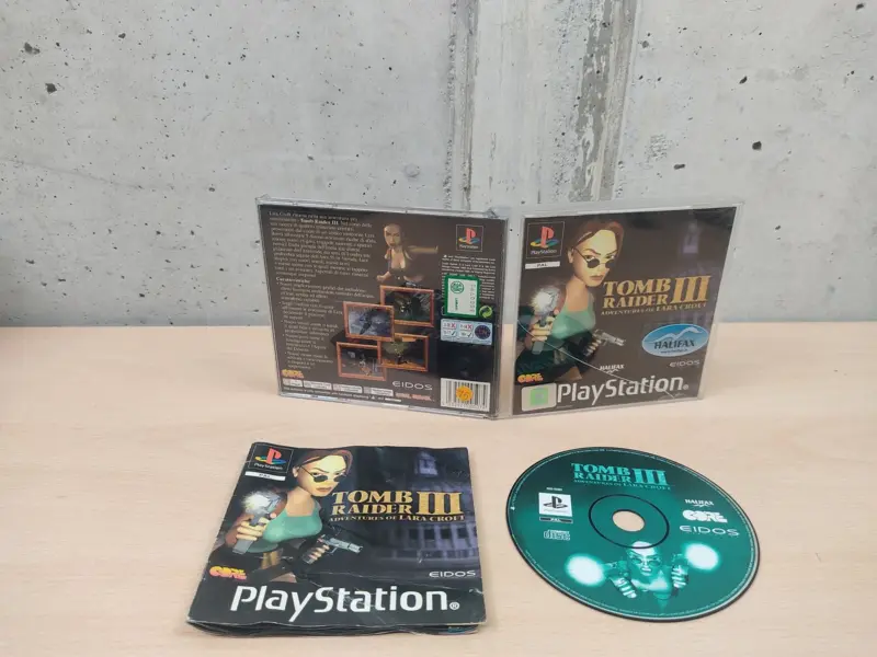 Tomb Raider 3 - PlayStation 1 PS1 - PAL ITA Completo - Vista 1