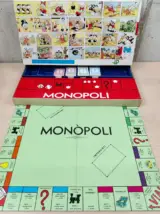 Miniatura 1 per Monopoli Rettangolare EG - Gioco da Tavolo Vintage Usato Come Pezzi di Ricambio