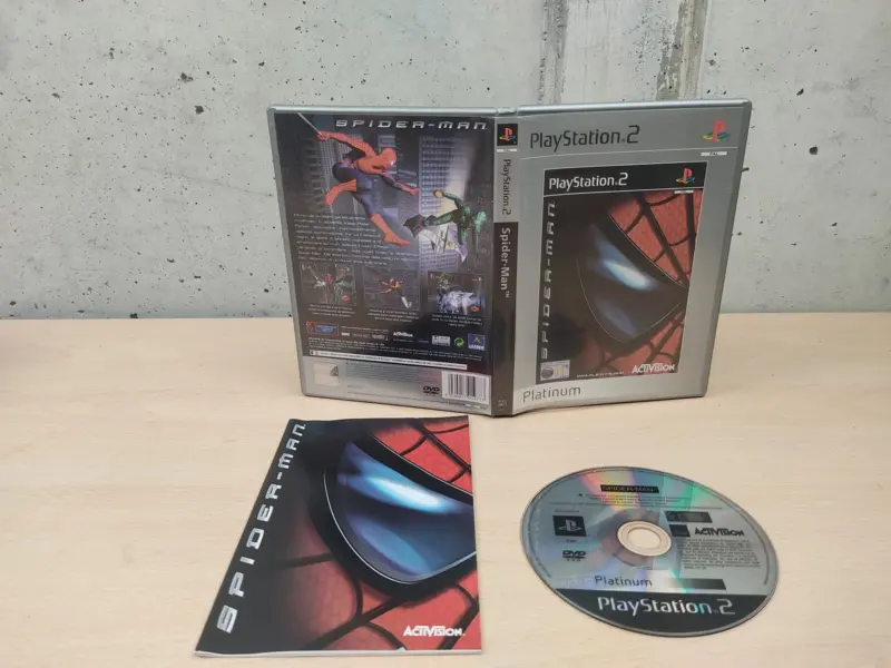Spider Man Platinum - PlayStation 2 PS2 - PAL ITA Completo - Vista 1