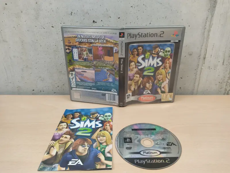 The Sims 2 Platinum - PlayStation 2 PS2 - PAL ITA Completo #2 - Vista 1