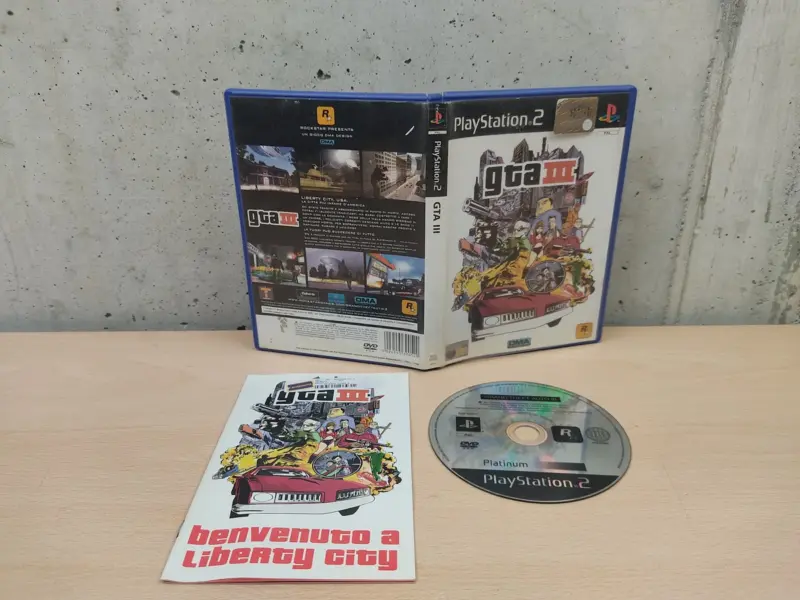 GTA 3 - PlayStation 2 PS2 - PAL ITA Completo - Vista 1
