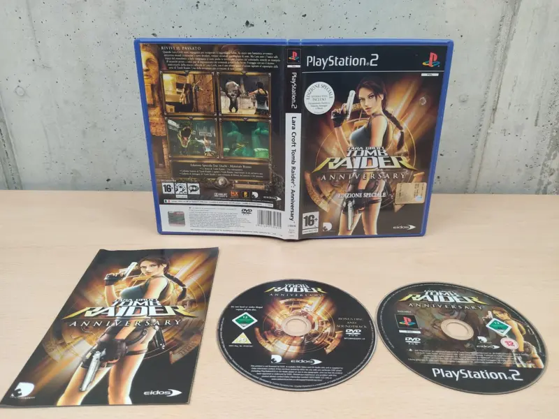 Lara Croft Tomb Raider Anniversary Edizione Speciale - PlayStation 2 PS2 - PAL ITA Completo #2 - Vista 1