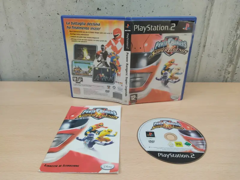 Power Rangers Super Legends - PlayStation 2 PS2 - PAL ITA Completo - Vista 1