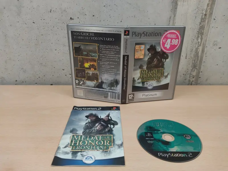 Medal of Honor Frontline Platinum - PlayStation 2 PS2 - PAL ITA Completo #2 - Vista 1