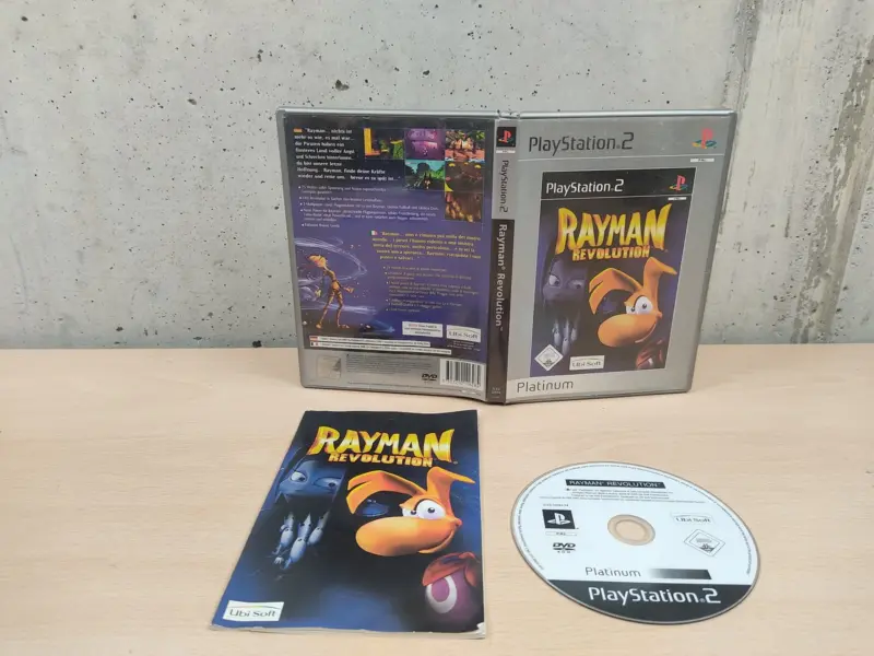 Rayman Revolution Platinum - PlayStation 2 PS2 - PAL ITA Completo Disco Specchio - Vista 1