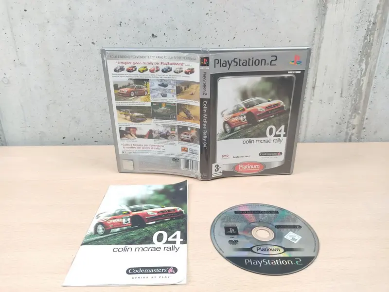 Colin McRae Rally 04 Platinum - PlayStation 2 PS2 - PAL ITA Completo - Vista 1