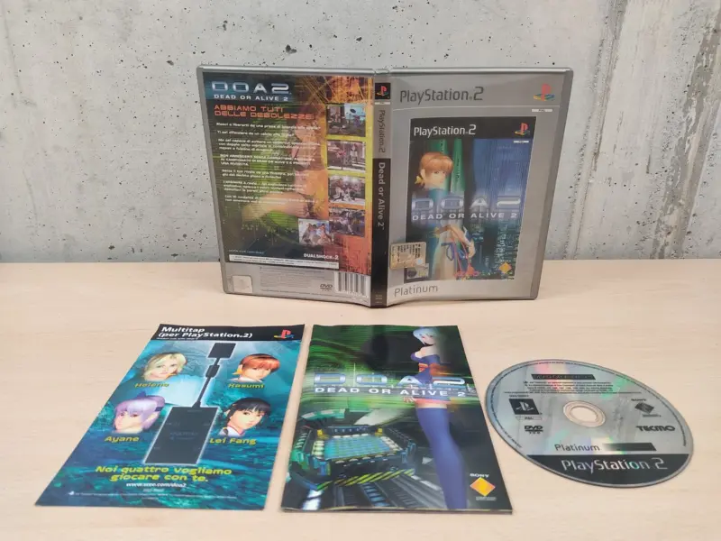 Dead or Alive 2 Platinum - PlayStation 2 PS2 - PAL ITA Completo - Vista 1