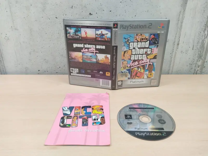 Grand Theft Auto GTA Vice City Platinum - PlayStation 2 PS2 - PAL ITA - Vista 1