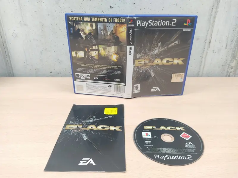 Black - PlayStation 2 PS2 - PAL ITA Completo - Vista 1