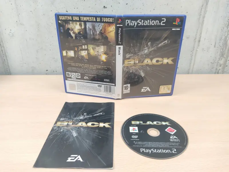 Black - PlayStation 2 PS2 - PAL ITA Completo #2 - Vista 1