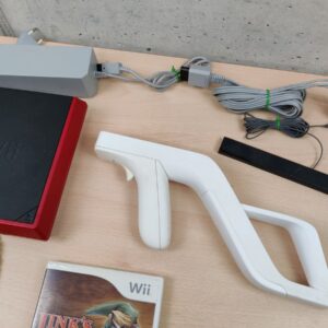 Miniatura 2 per Wii Mini Rossa Nintendo Console con Zapper e Gioco Funzionante