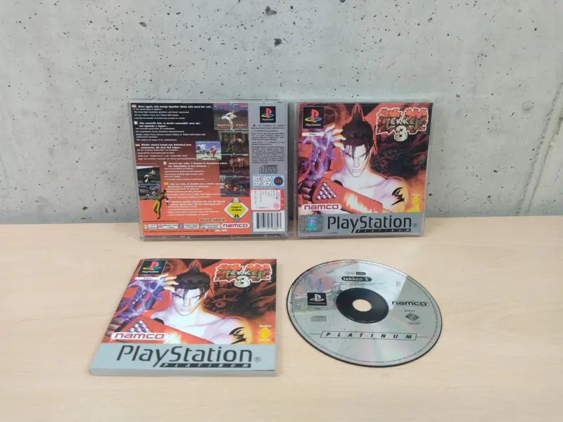 Tekken 3 Platinum - PlayStation 1 PS1 - PAL ITA Completo Disco Specchio #3 - Vista 1